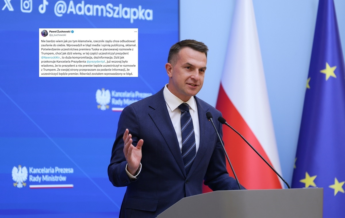 Korespondent RMF FM: Szłapka mnie okłamał. To kompromitacja