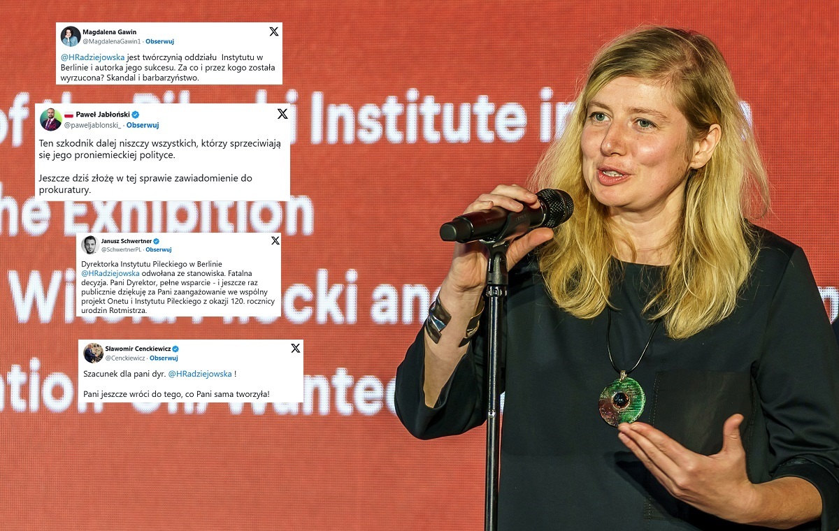 Burza w sieci po wyrzuceniu Radziejowskiej! "Obrzydliwe"