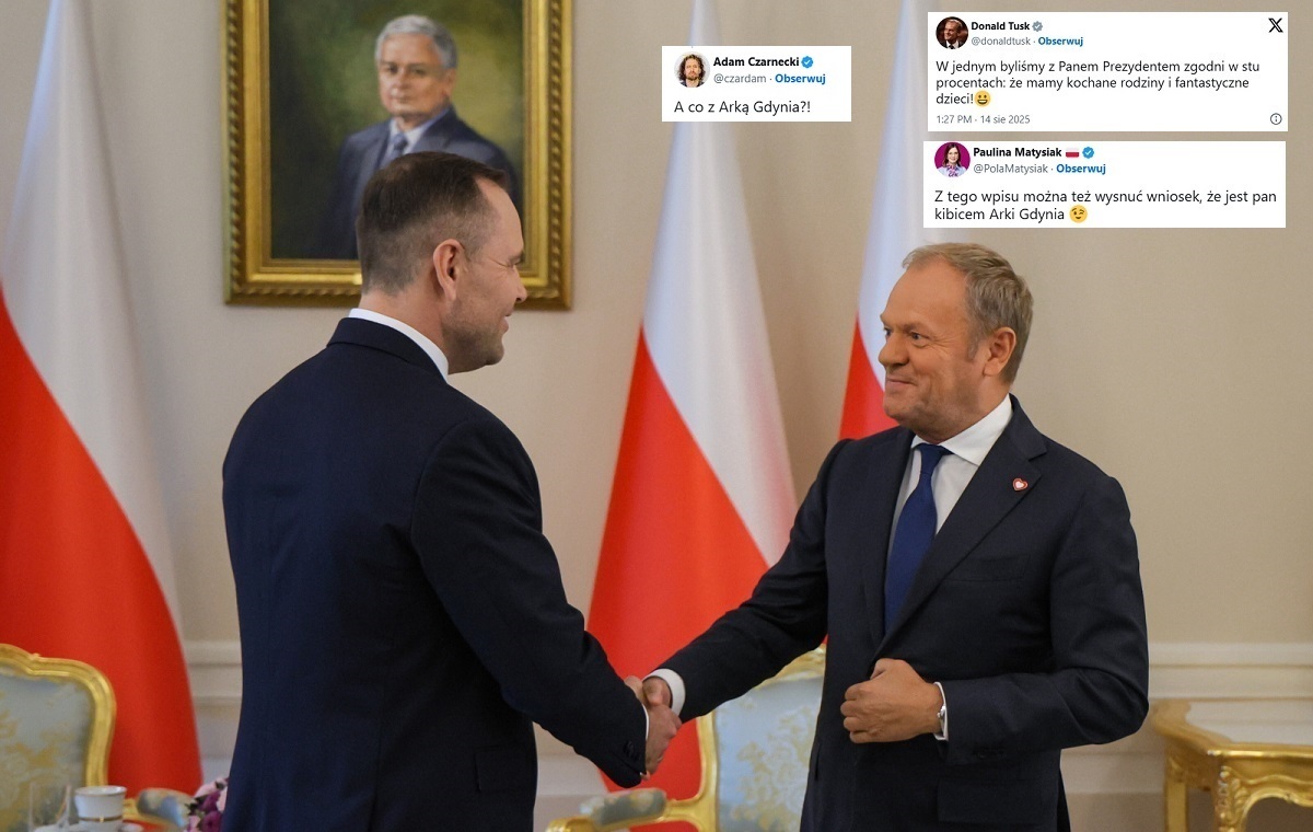 Tusk za Arką Gdynia?! Zaskoczenie po spotkaniu z prezydentem