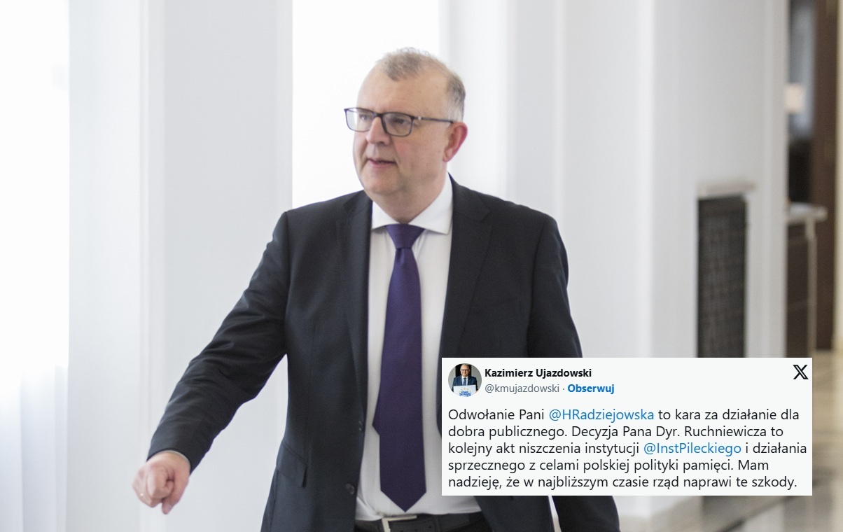 Ujazdowski has had adequate  of Ruchniewicz: Another act of destruction