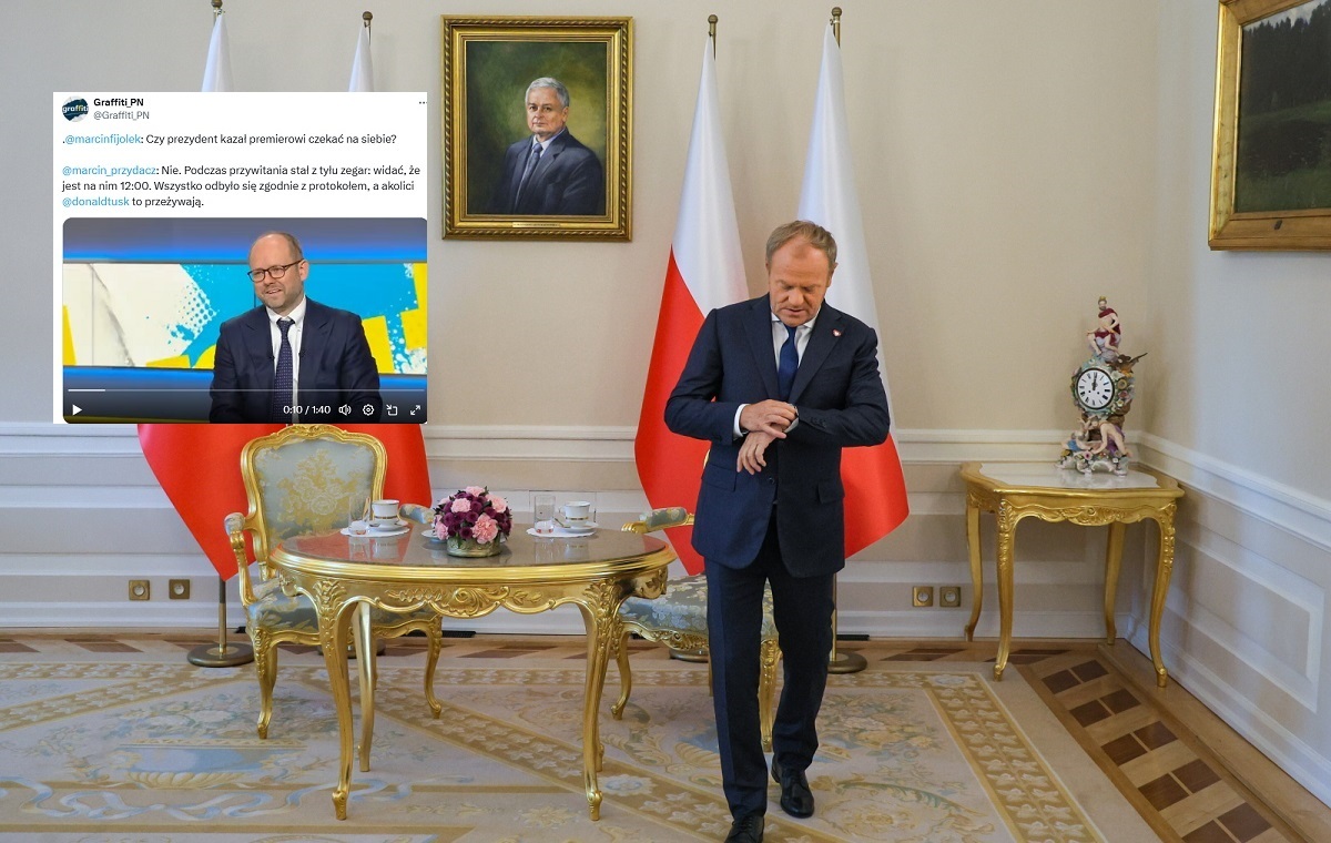 Przydacz: Tusk był za wcześniej, więc musiał poczekać
