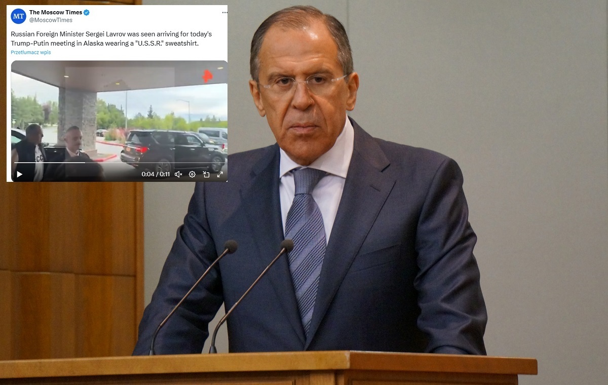 Ławrow przybył na Alaskę... w koszulce z napisem „ZSRR”