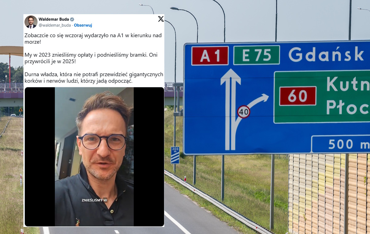 Gigantyczne korki na A1. Buda: Wiecie komu podziękować?