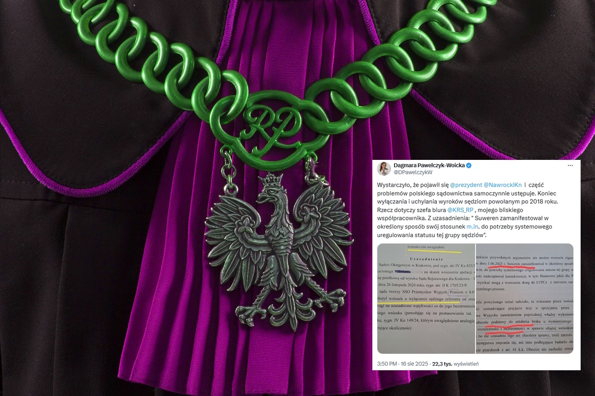 Ciekawy przypadek sędziego. Wydarzył się efekt Nawrockiego?