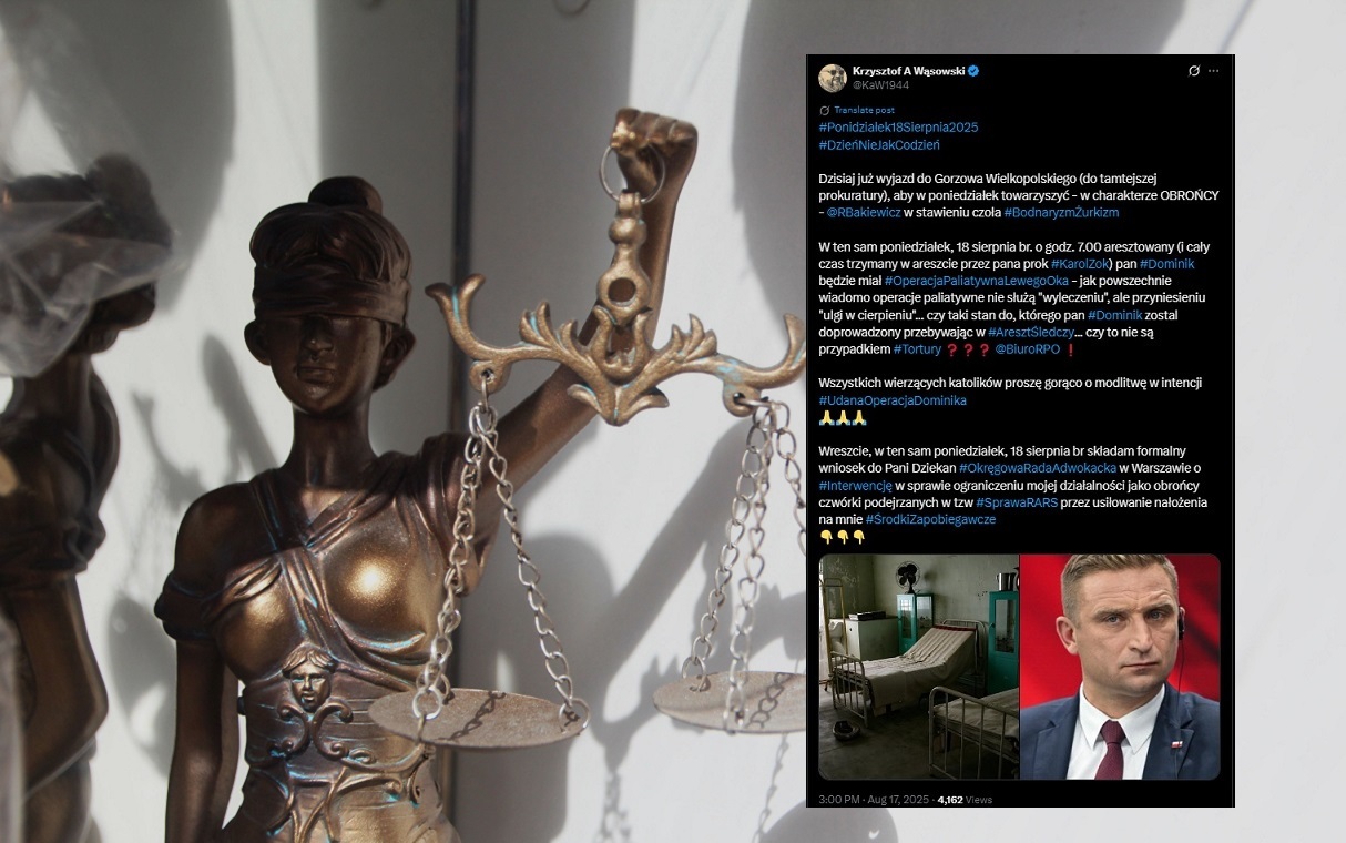 Mec. Wąsowski prosi o modlitwę w intencji pana Dominika