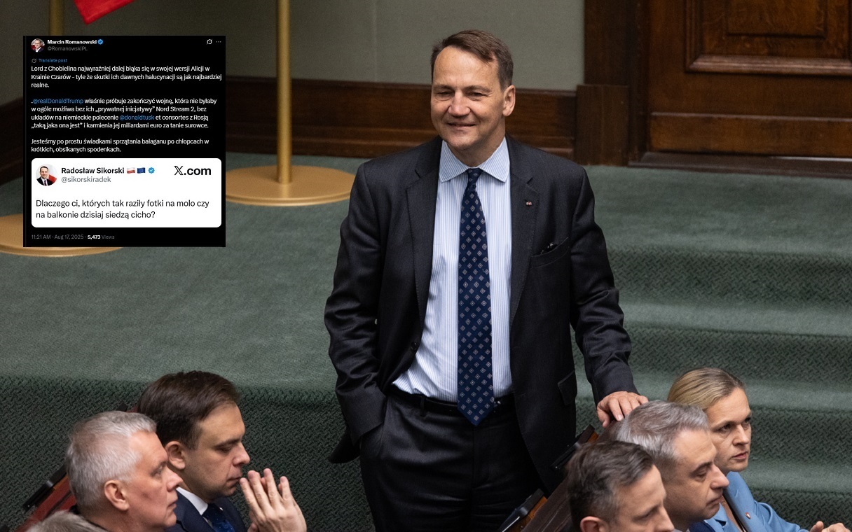 Sikorski próbuje się wybielać? Mocna odpowiedź Romanowskiego