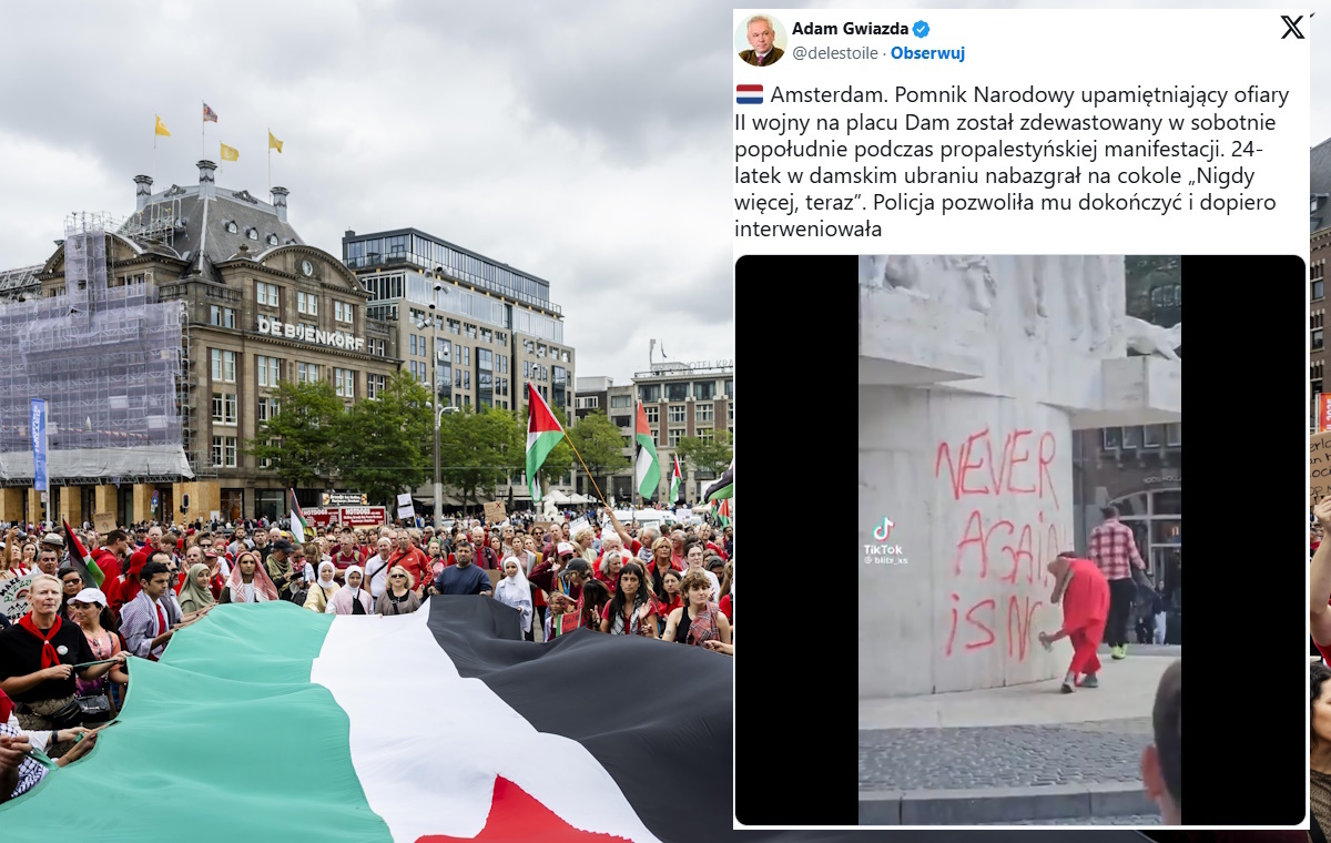 W Holandii zdewastowano pomnik ofiar II wojny światowej