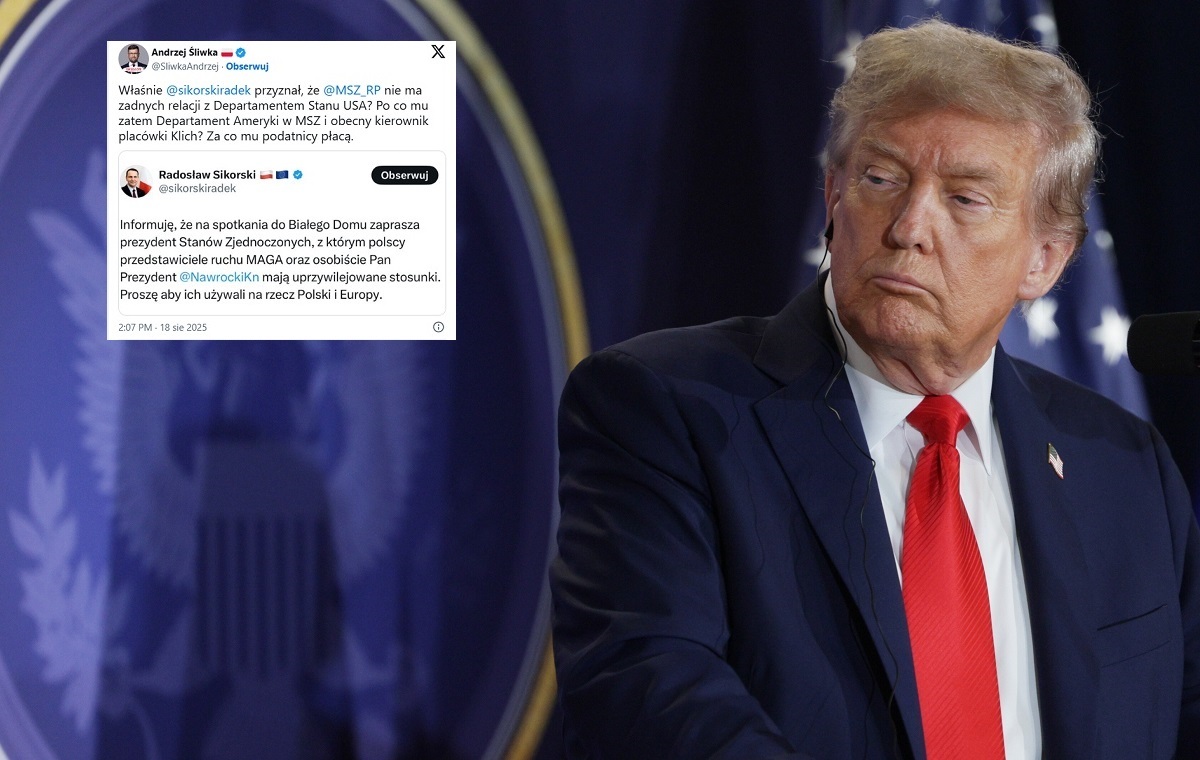 Sikorski zaczepia prezydenta Nawrockiego. Poszło o Trumpa