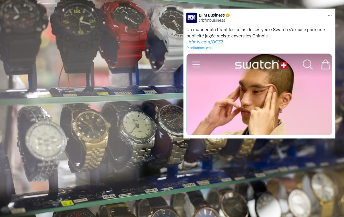 Szwajcarski Swatch przeprasza za gest „skośnych oczu” wiadomości,aktualności,wPolityce.pl Szwajcarski Swatch przeprasza za gest „skośnych oczu”