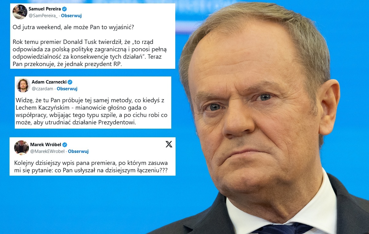 Tusk udaje "tego dobrego"? Mocne komentarze