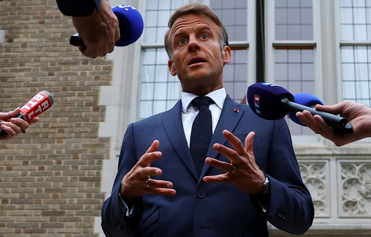 Spotkanie Zełenskiego z Putinem? Macron zaproponował miejsce