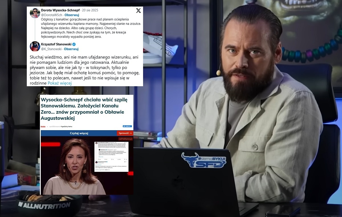 Stanowski do Wysockiej-Schnepf: "Słuchaj wiedźmo..."