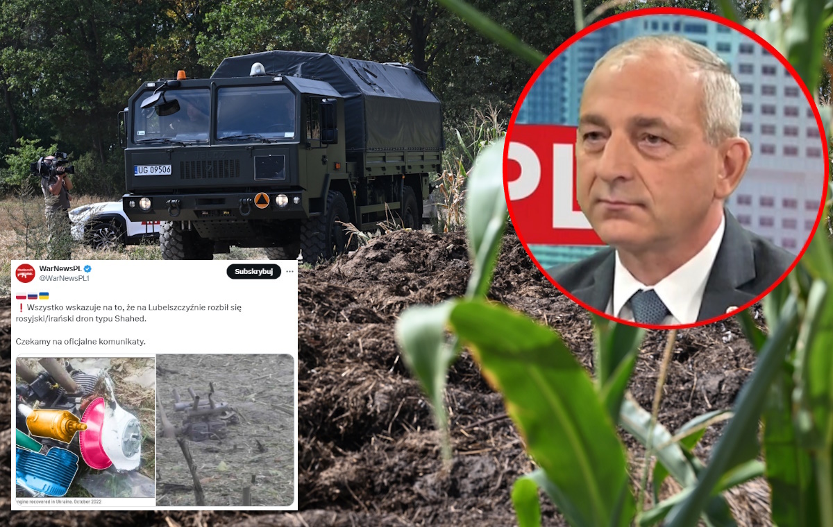 Gen. Wroński: Rosyjski dron zbierał informacje wywiadowcze