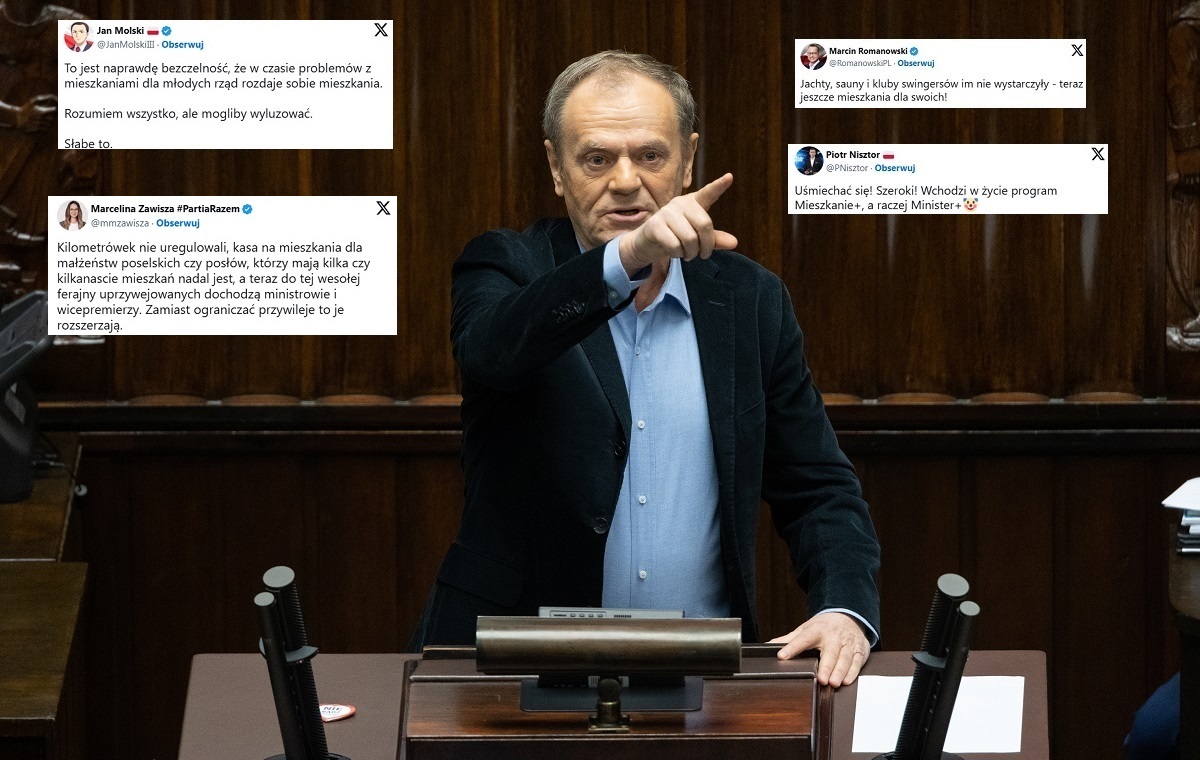 Darmowe mieszkania dla ministrów Papę. Burza w sieci