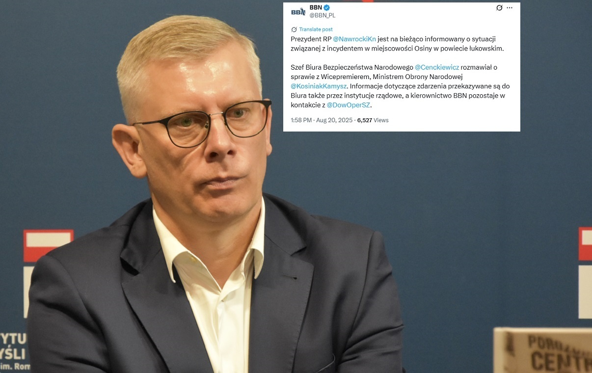 Niezidentyfikowany obiekt. Szef BBN rozmawiał z MON