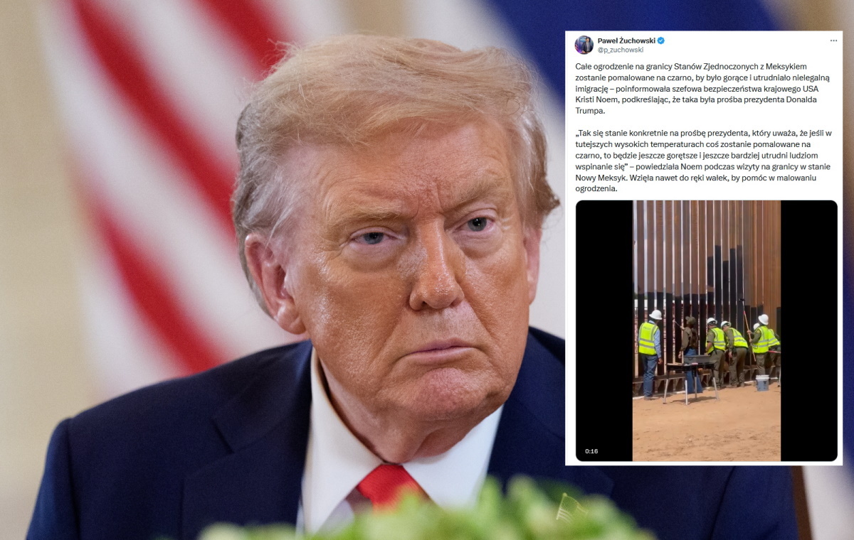 Pomysł Trumpa! Ogrodzenie graniczne będzie... czarne wiadomości,aktualności,wPolityce.pl Pomysł Trumpa! Ogrodzenie graniczne będzie... czarne