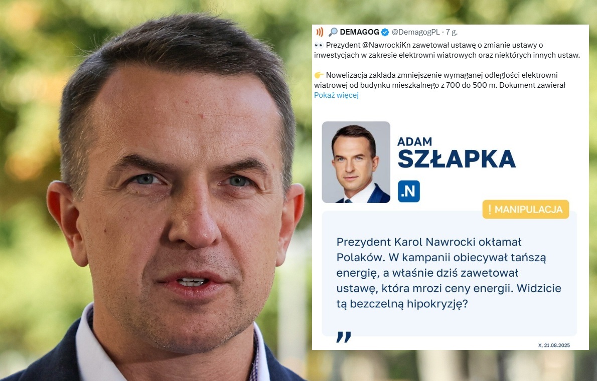 Szłapka znowu przyłapany na manipulacji!