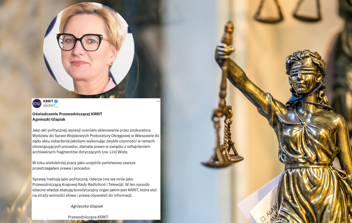 Szefowa KRRiT oskarżona ws. "Linii Wisły". "Akt represji"