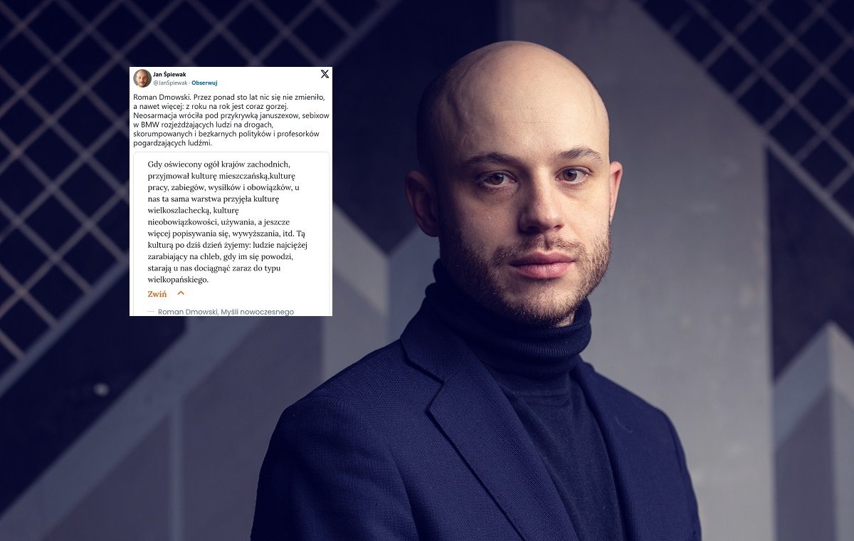 Ciekawe! Śpiewak powołał się na Dmowskiego w roli autorytetu