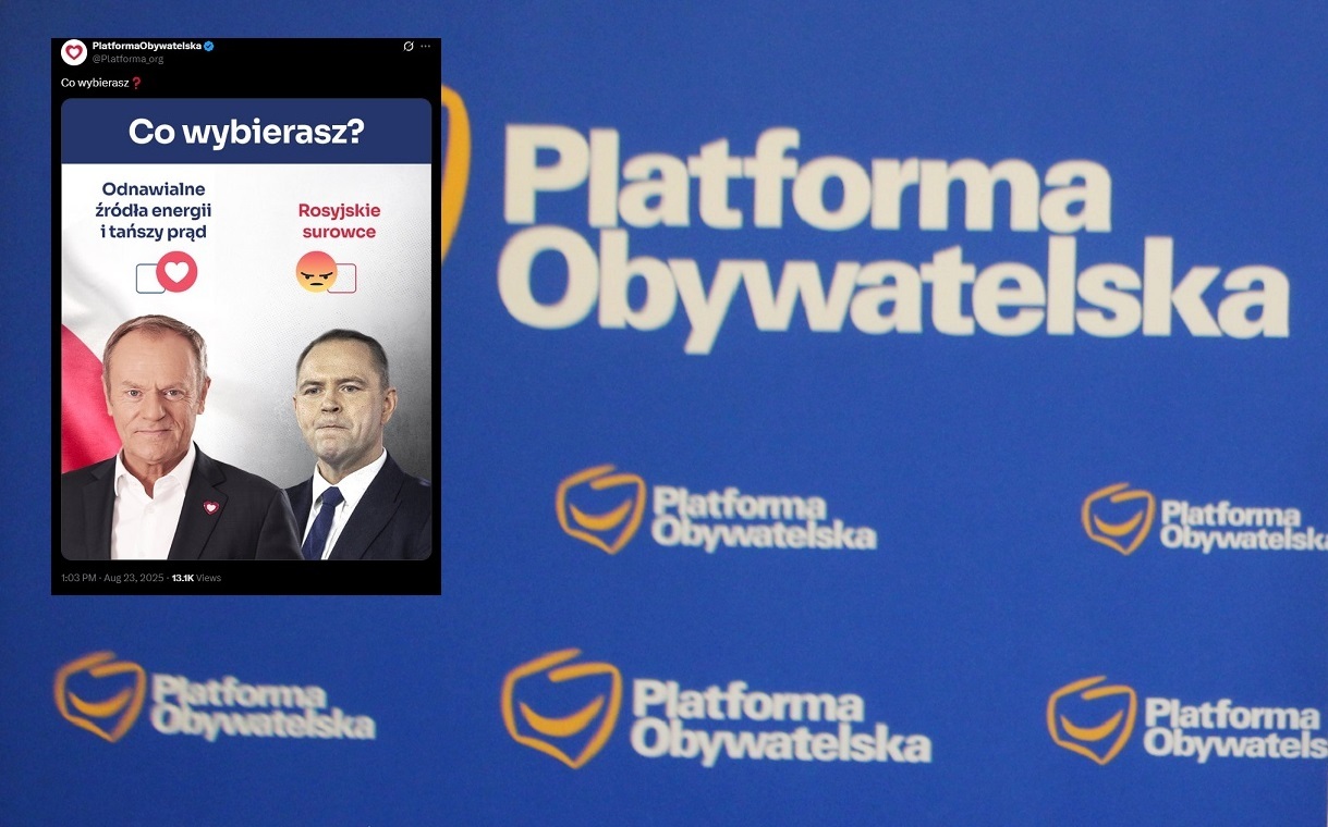 Ciarki żenady!PO uderza w Nawrockiego "rosyjskimi surowcami"