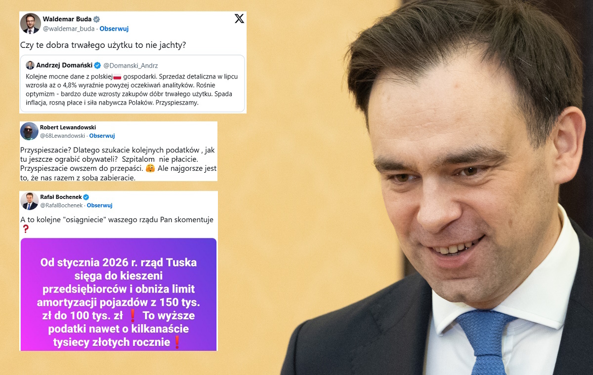 Jak orkiestra na Titanicu. Domański zachwycony gospodarką