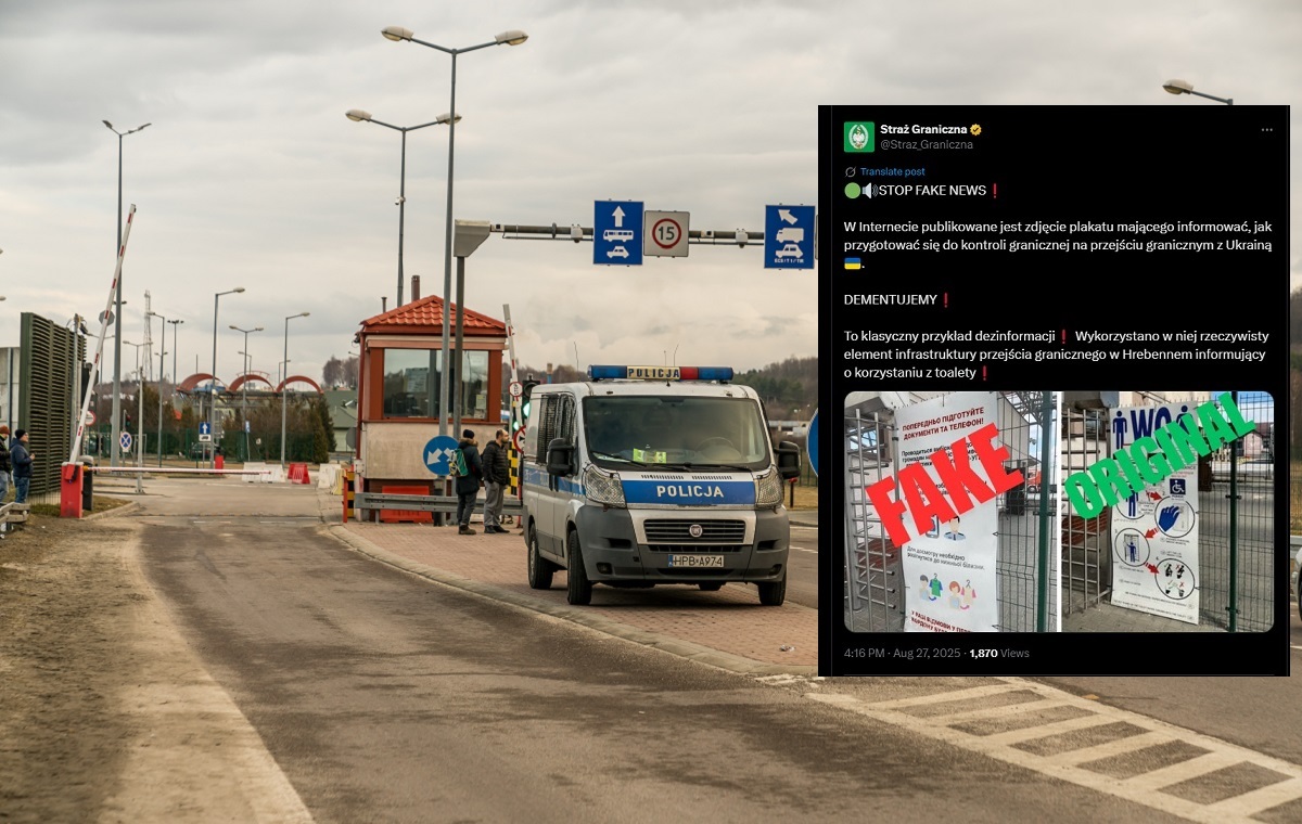 Rosja uderza fejkami w polską Straż Graniczną?Jest odpowiedź