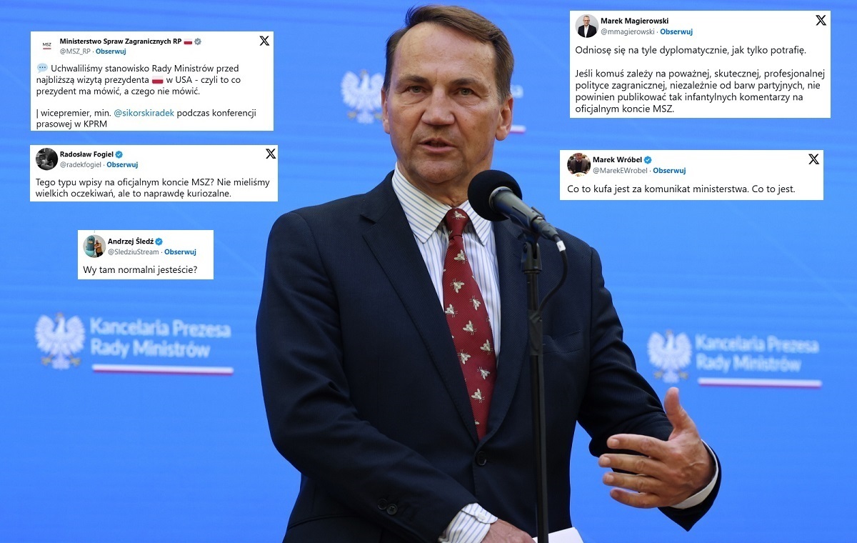 Bezczelność!MSZ próbuje wyznaczać prezydentowi, co ma mówić