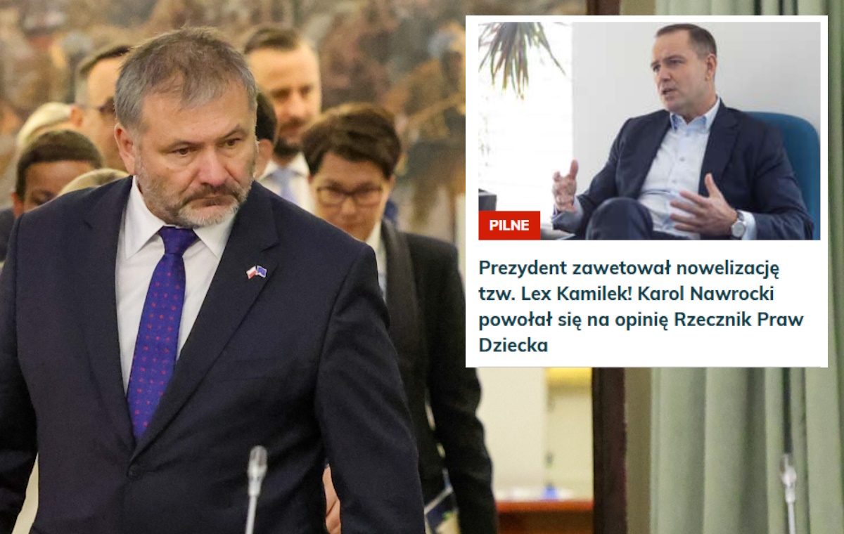 Żurek o wecie do nowelizacji lex Kamilek: Będziemy próbować