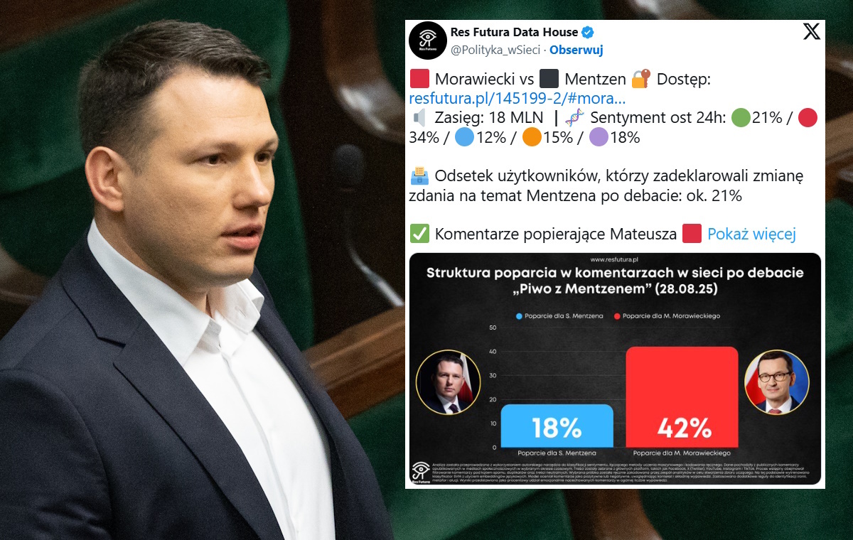 Siła doświadczenia. Mentzen przegrał debatę z Morawieckim