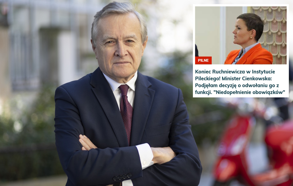 Gliński: Odwołaniem Ruchniewicza nie zasłonią dewastacji