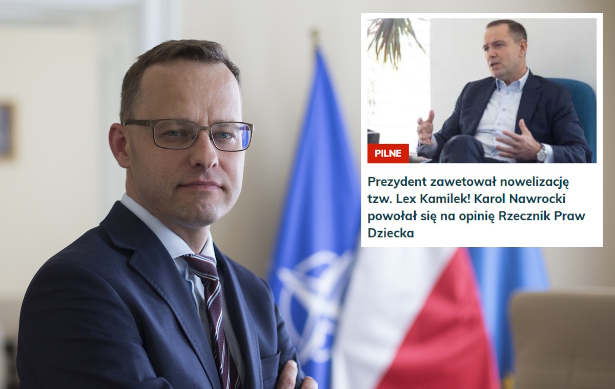 Romanowski: Prezydent i RPD mają rację ws. ustawy Kamilka