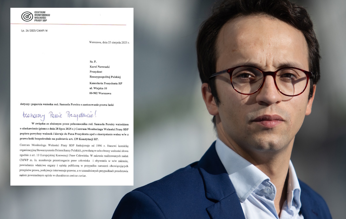 CMWP SDP apeluje do prezydenta o ułaskawienie Pereiry