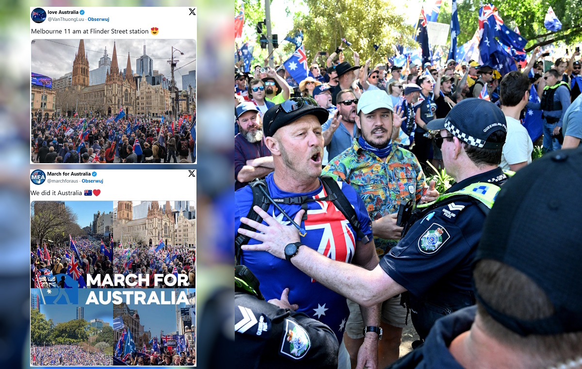 Przeciw imigracji. Marsz dla Australii opanował cały kraj