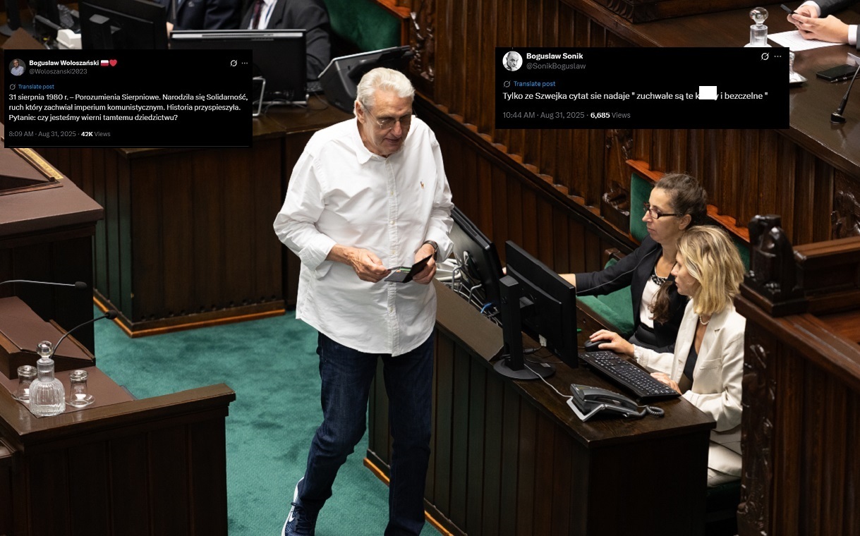 Wołoszański rozprawia dziś o... "dziedzictwie Solidarności"