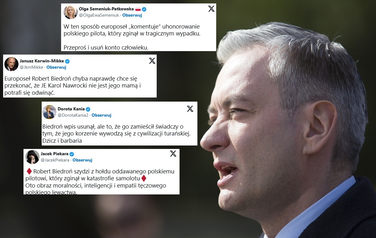 Biedroń vulgarly mocked the presidents of Poland and the USA