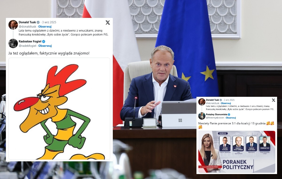 Tusk poleca posłom PiS "Było sobie życie". Co przegapił?