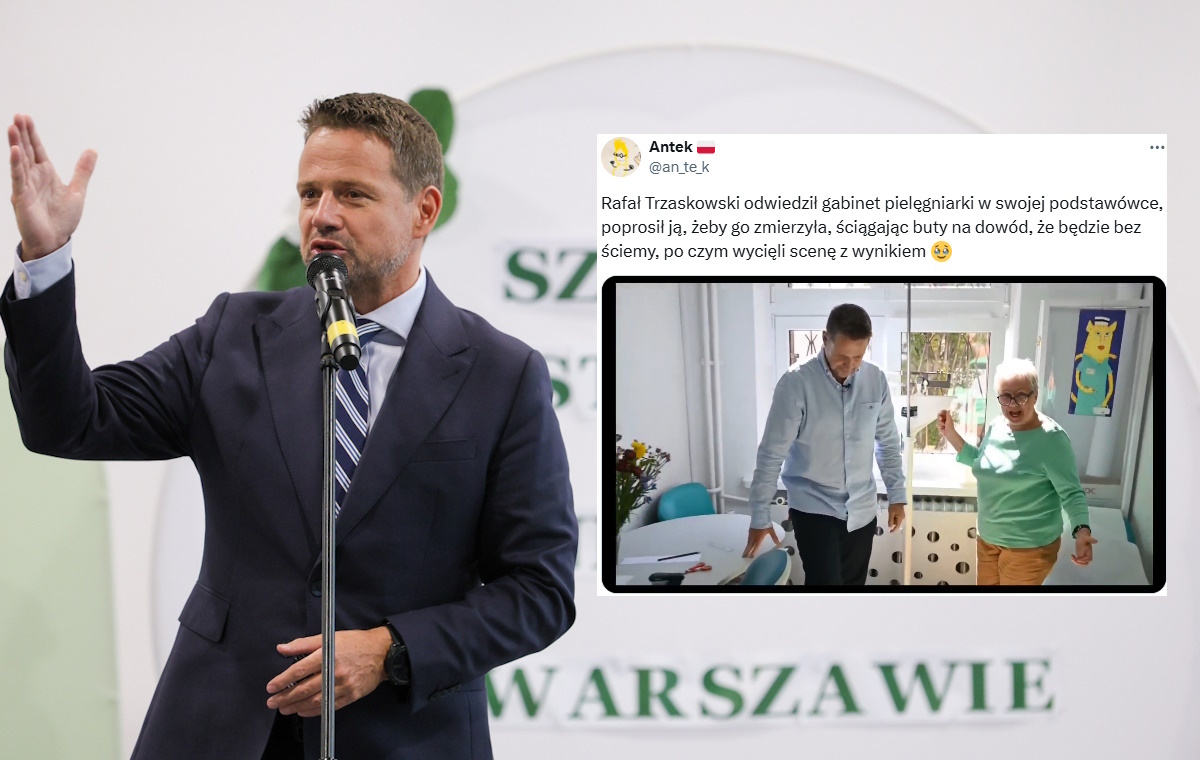 Trzaskowski yet   let himself be measured! The consequence  was not given