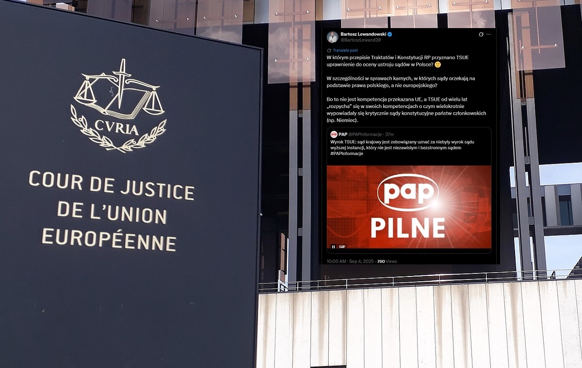 Skandaliczny wyrok TSUE! Chcą oceniać ustrój polskich sądów?