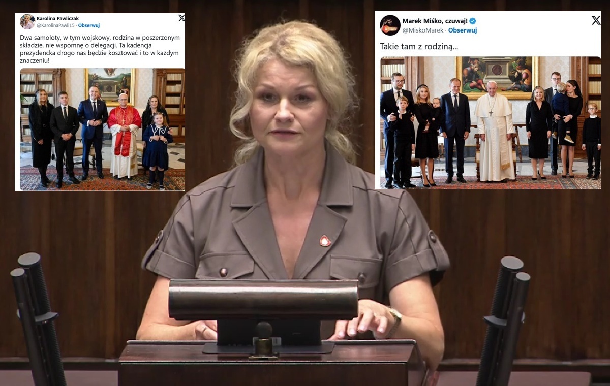 Pawliczak chciała uderzyć w Nawrockiego, a uderzyła w Tuska