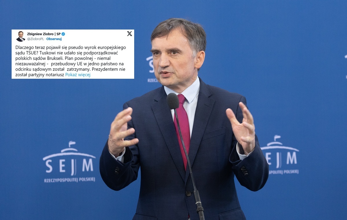 Ważniak: Wyrok TSUE to łajdacka ingerencja w sprawy Polski