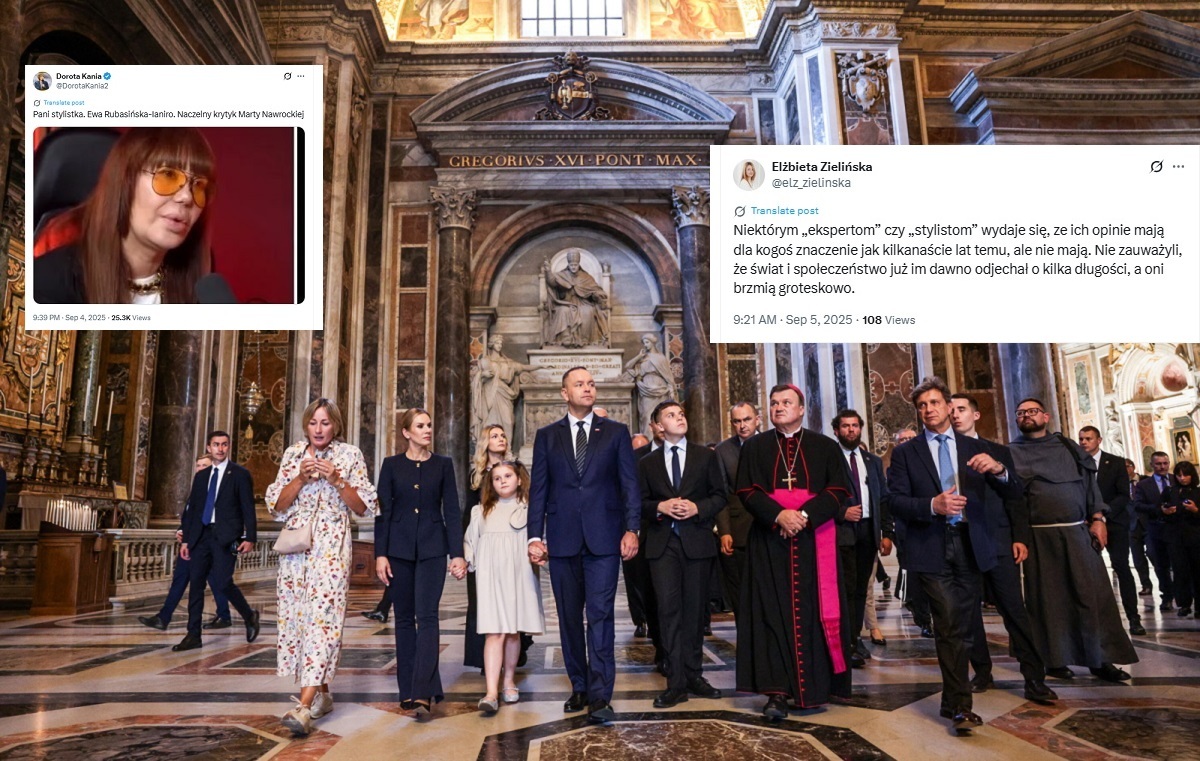 Stylistka krytykuje Pierwszą Damę za... dopasowane spodnie