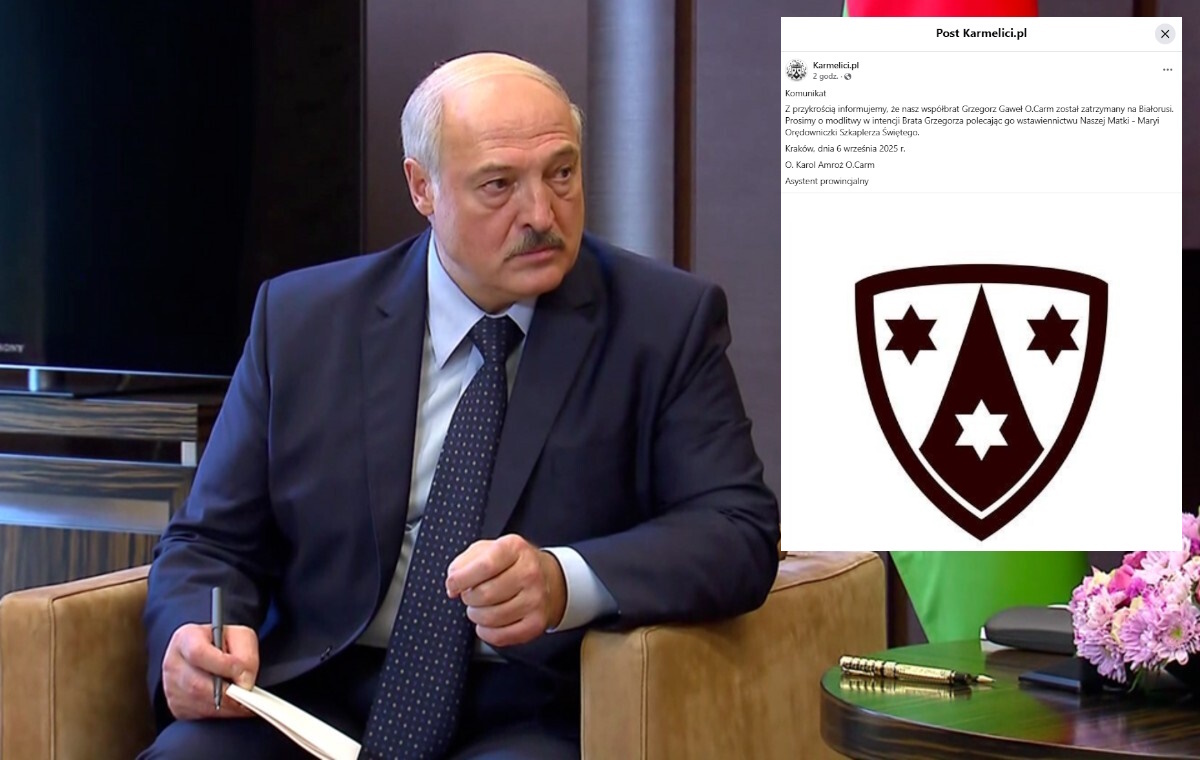 wiadomości,aktualności,wPolityce.pl Karmelici potwierdzają zatrzymanie zakonnika na Białorusi