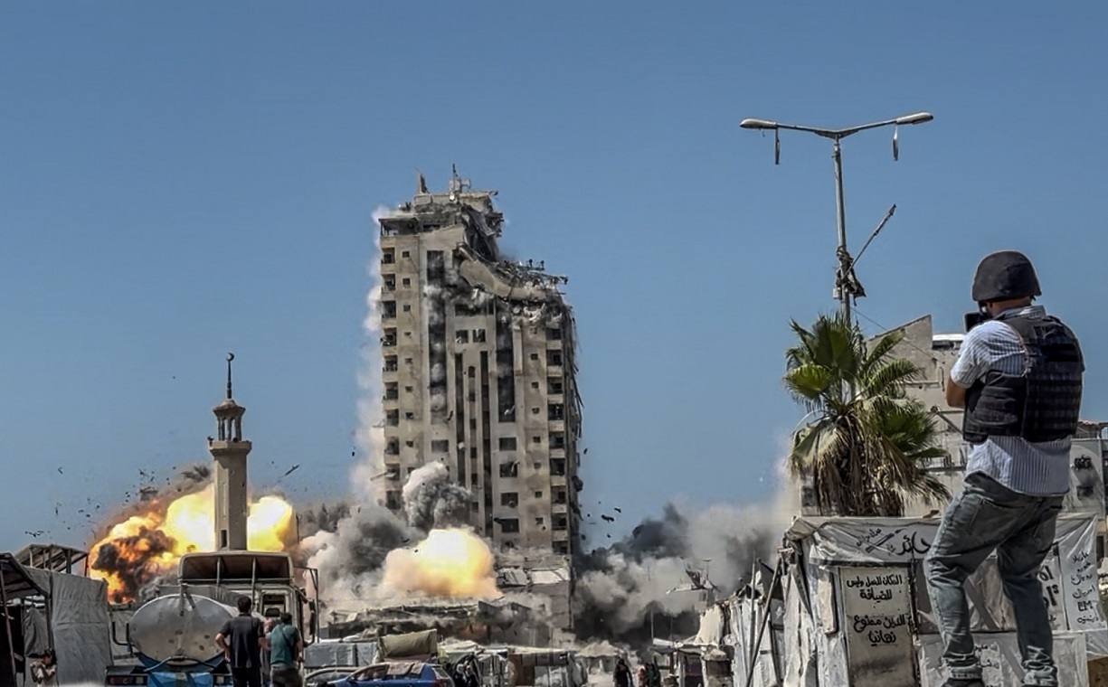 wiadomości,aktualności,wPolityce.pl Zburzyli wieżowiec w Gazie. Izrael chwali się nagraniami