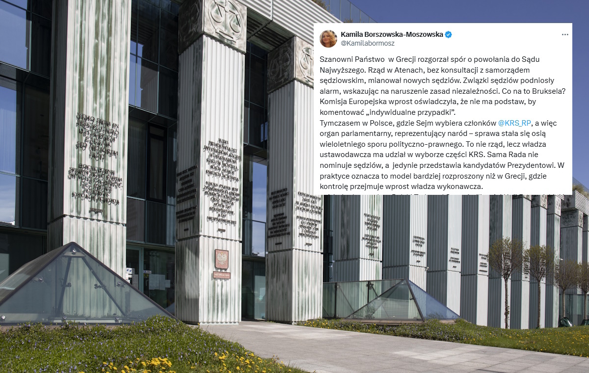 KE zamyka oczy, kiedy w Grecji sędziów do SN powołuje rząd