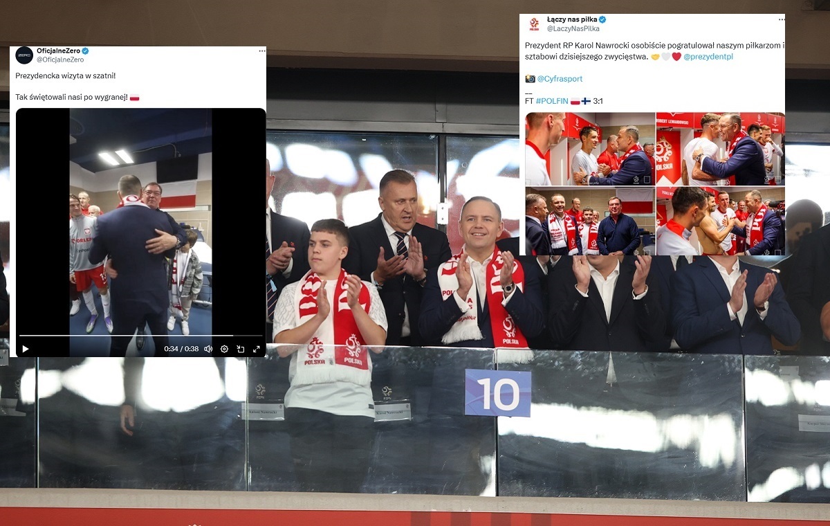 wiadomości,aktualności,wPolityce.pl Hit!Wyciekło nagranie z prezydentem świętującym z piłkarzami