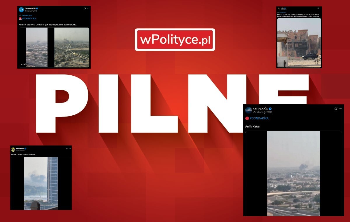 wiadomości,aktualności,wPolityce.pl Głośne eksplozje w Katarze! Izrael zaatakował Hamas
