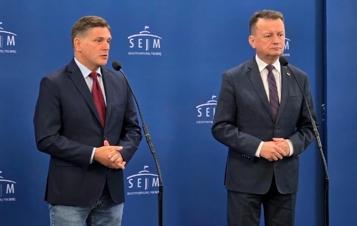 Błaszczak: Żądamy budowy fabryki dronów z funduszu SAFE