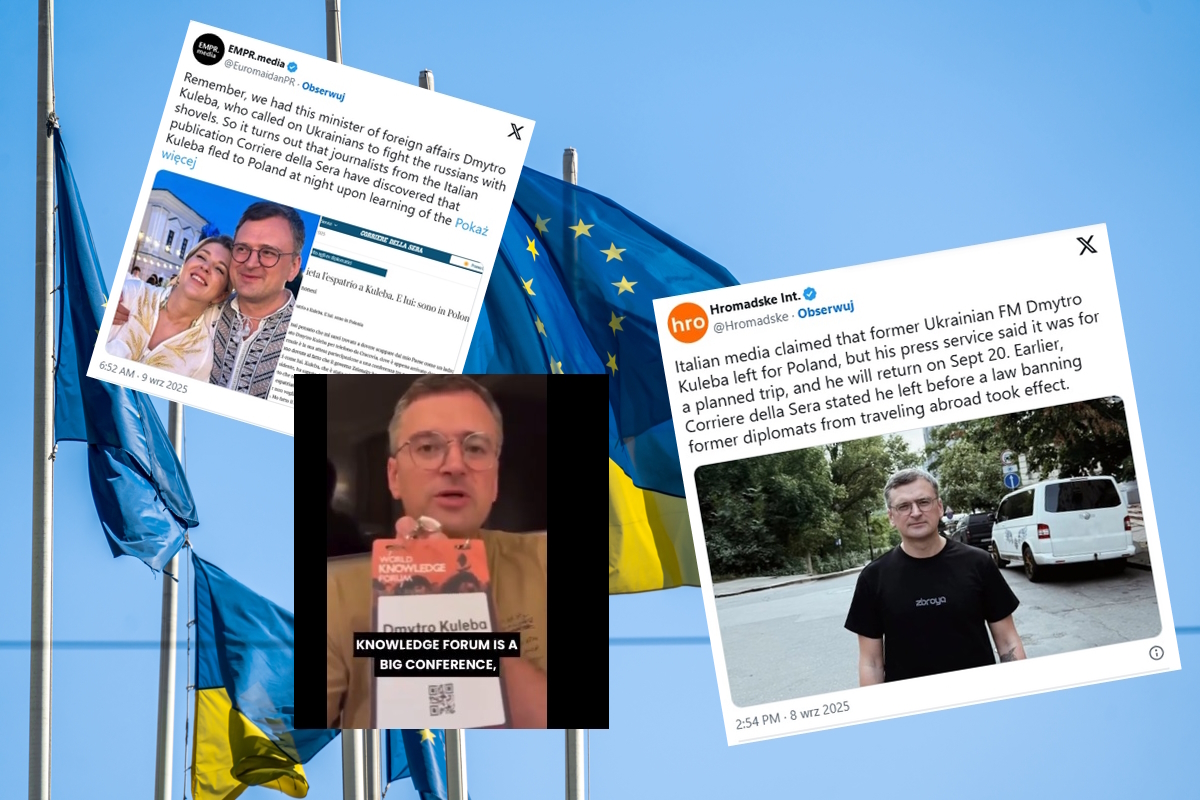wiadomości,aktualności,wPolityce.pl Kułeba uciekł do Polski? Sensacyjne słowa, ale i dementi