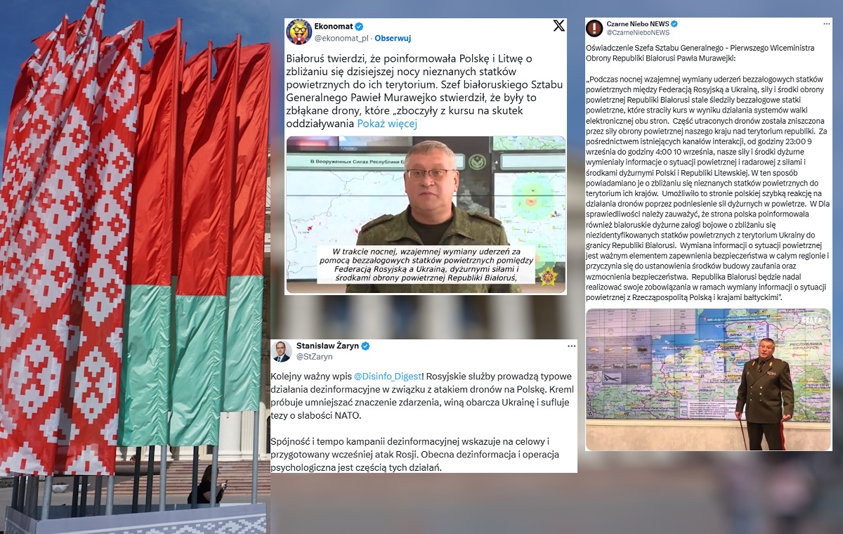 wiadomości,aktualności,wPolityce.pl Białoruś ostrzegała nas przed dronami? Żaryn: Dezinformacja