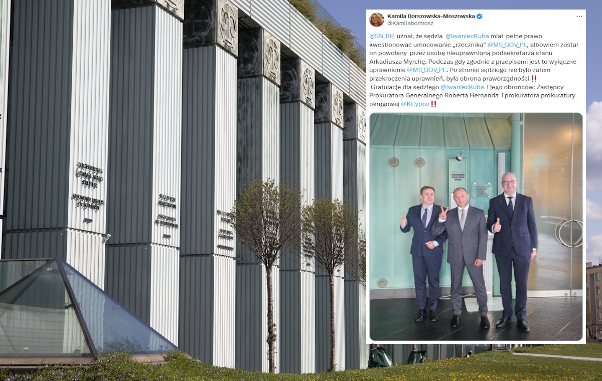 SN nie zgodził się na uchylenie immunitetu sędziemu Iwańcowi